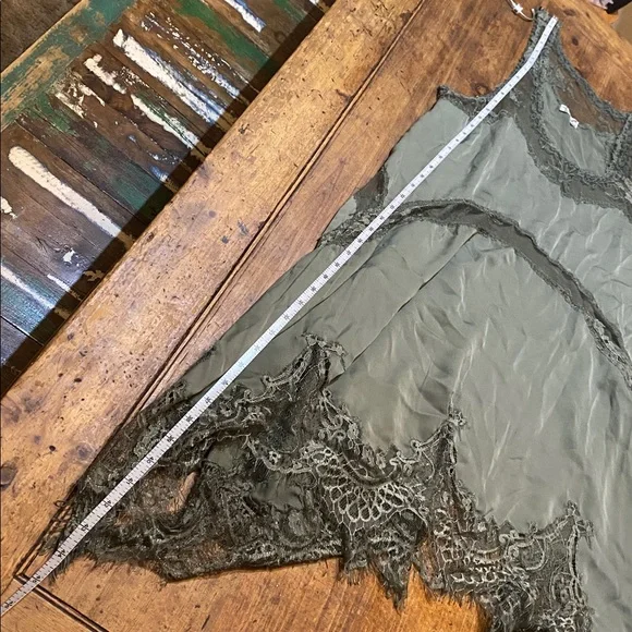 Forest green lace slip dress tunic…reserved… - Picture 8 of 10